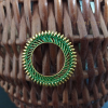 Hollow Round Studs Green