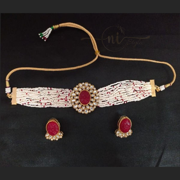 Red Chocker Set