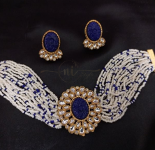 Blue Choker Set