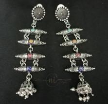 Oxidised Boho Earring
