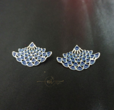 Waves Studs Blue