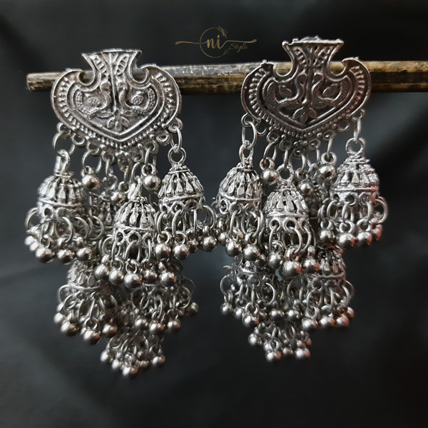 Multiple Layered Jhumki Dangler